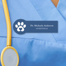 Coração de Impressão de Pata Veterinário