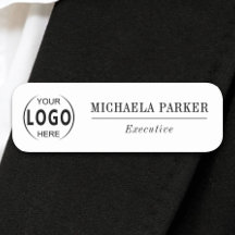 Crachá de Funcionário com Logotipo Personalizado C