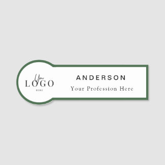 Etiqueta De Nome Crachá de Funcionário de Empresa com Logotipo Pers