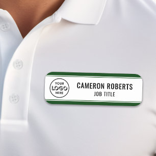 Etiqueta De Nome Crachá de Nome da Empresa com Logotipo Personaliza