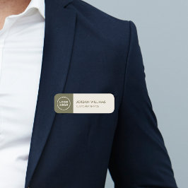 Etiqueta De Nome Crachá de Nome de Funcionário com Logotipo Magnéti