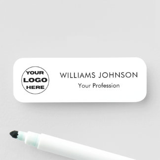 Etiqueta De Nome Crachá de Nome de Funcionário com Logotipo Persona
