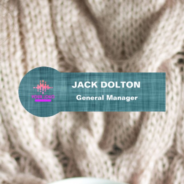 Etiqueta De Nome Crachá de Nome Metálico Personalizado para Funcion (Criador carregado)