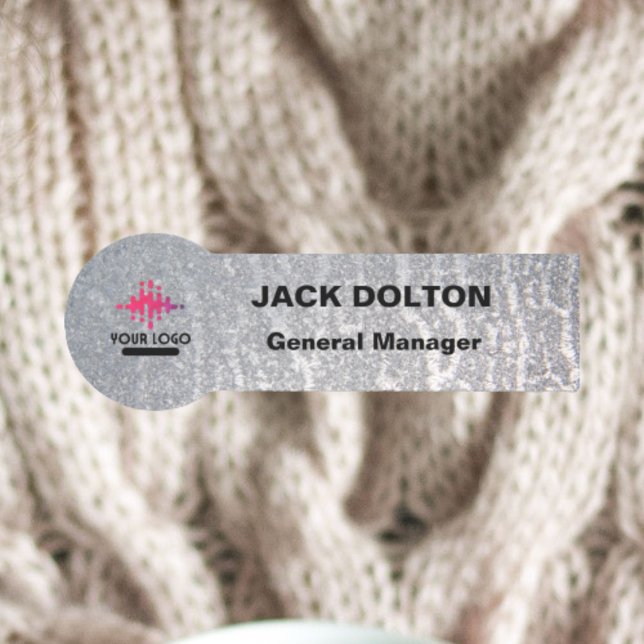 Etiqueta De Nome Crachá de Nome Metálico Personalizado para Funcion (Criador carregado)