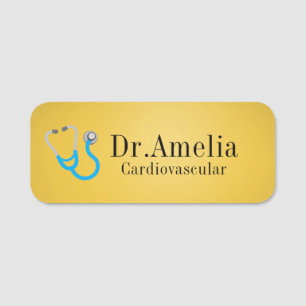 Etiqueta De Nome Crachá de Stylist para o Professor Personalizado p