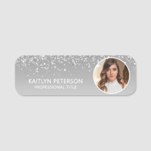 Etiqueta De Nome Crachá Magnético de Identificação de Funcionário c