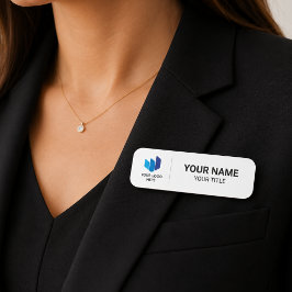 Etiqueta De Nome Crachá Magnético de Nome de Funcionário Corporativ