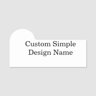 Etiqueta De Nome Crachá Personalizado 3" X 1.5" em Formato Personal