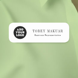 Etiqueta De Nome Crachá Personalizado com Logotipo da Empresa