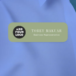 Etiqueta De Nome Crachá Personalizado com Logotipo da Empresa