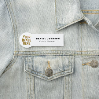 Etiqueta De Nome Crachá Personalizado Magnético Com Nome do Funcion