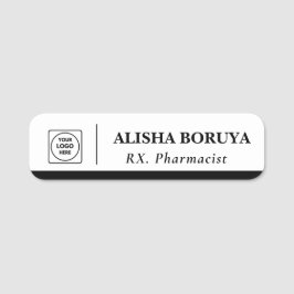 Etiqueta De Nome Crachás de identificação com logotipo de RX para f