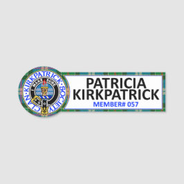 Etiqueta De Nome CRAVAÇÃO DE NOME CKS - #057 Patricia Kirkpatrick