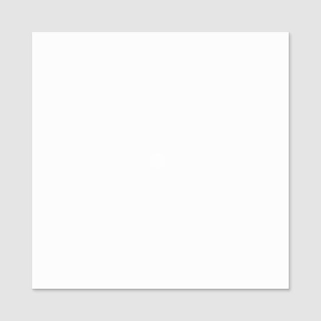 Etiqueta De Nome Crie seu próprio Sólido Branco Personalizado (Frente)