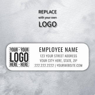 Etiqueta De Nome Custom Business Logo Corporate Company Modern Cool