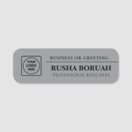 Etiqueta De Nome Custom Business Logo Staff Badge nametags