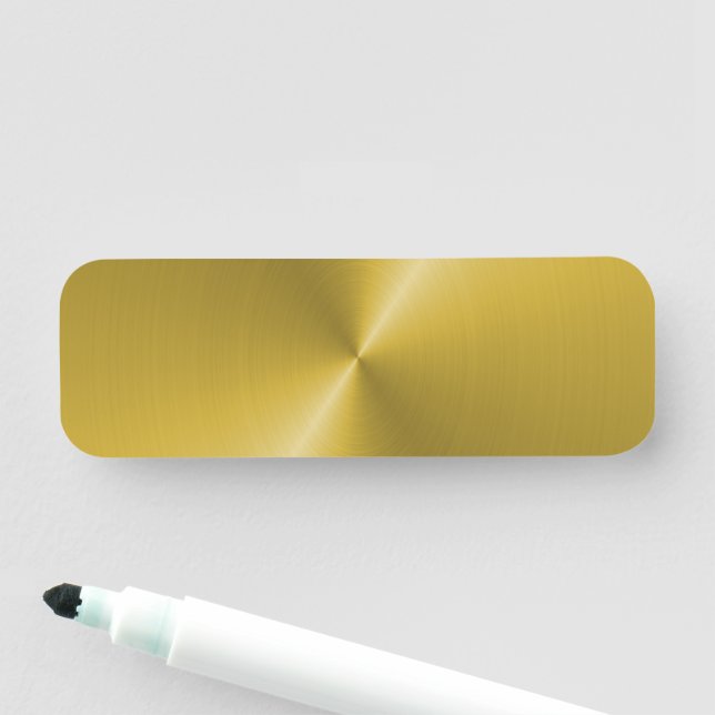 Etiqueta De Nome Custom Dry Erase Blank Name Badge (In Situ)