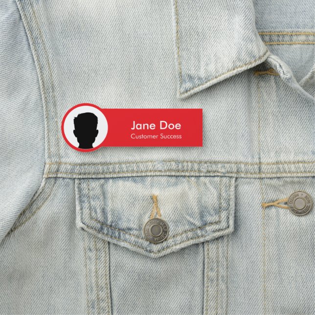 Etiqueta De Nome Custom Employee Profile (In Situ)