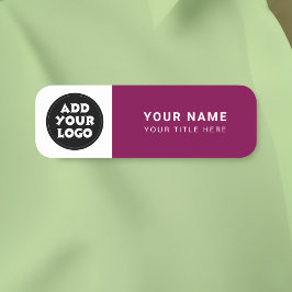 Etiqueta De Nome Custom Logo Employee Staff Name Tag