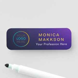 Etiqueta De Nome Custom  Logo Name Tag