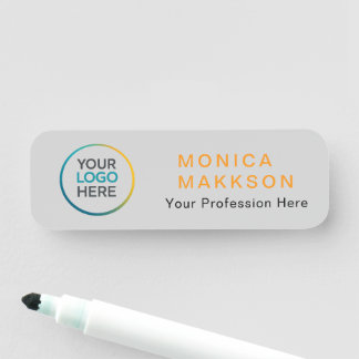 Etiqueta De Nome Custom  Logo Name Tag