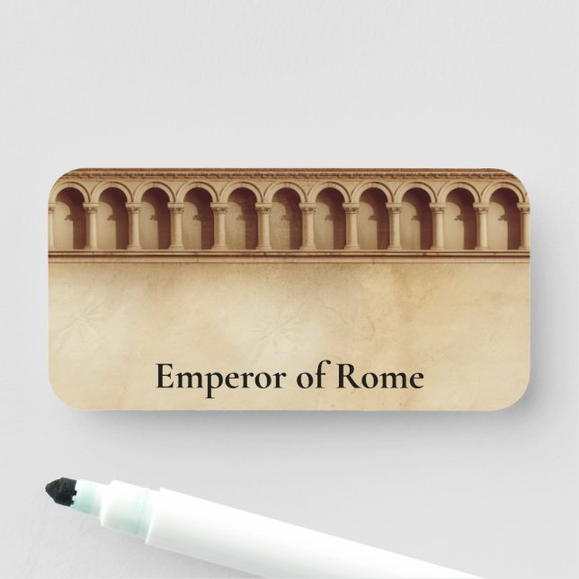 Etiqueta De Nome Custom Toga Party Latin Classics (In Situ)