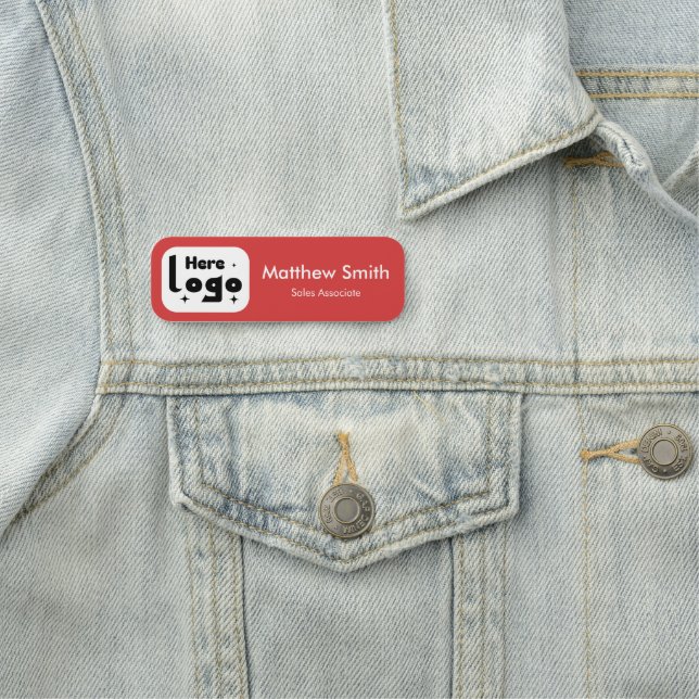 Etiqueta De Nome Customizable Employee Name Card Template (In Situ)