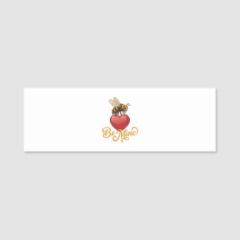 Etiqueta De Nome Cute Be Mine Honeycomb