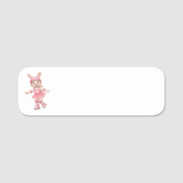 Etiqueta De Nome Cute Bunny School Name Label – Kids Back to School