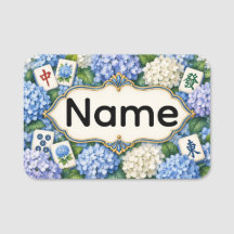 Etiqueta de Nome de Mahjong