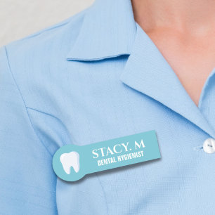 Etiqueta De Nome Dentista Assistente de Higienista da Dentária dos