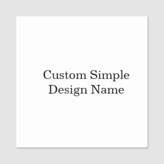 Etiqueta De Nome Design Personalizado 2" X 2" Quadrado