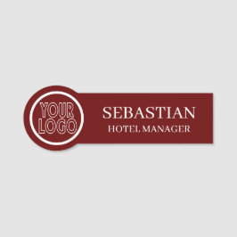 Etiqueta De Nome Detalhes do logotipo personalizado/Funcionarios