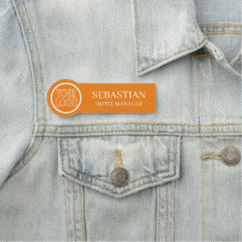 Etiqueta De Nome Detalhes do logotipo personalizado/Funcionarios