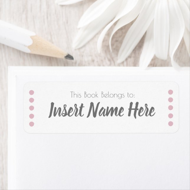 Etiqueta de Nome do Livro (Insitu)