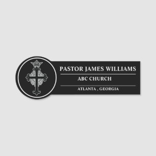ETIQUETA DE NOME DO PASTOR