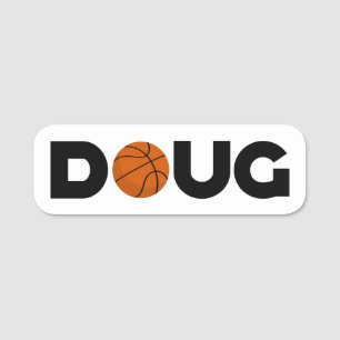 Etiqueta De Nome Doug Basbol