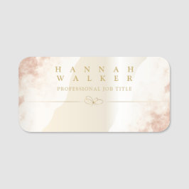 Etiqueta De Nome elegância do ouro