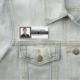 Etiqueta De Nome Elegante e adicione logotipo profissional corporat