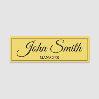 Etiqueta De Nome Elegante e personalizado personalizável
