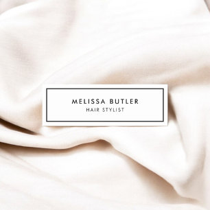 Etiqueta De Nome Elegante moderno minimalista