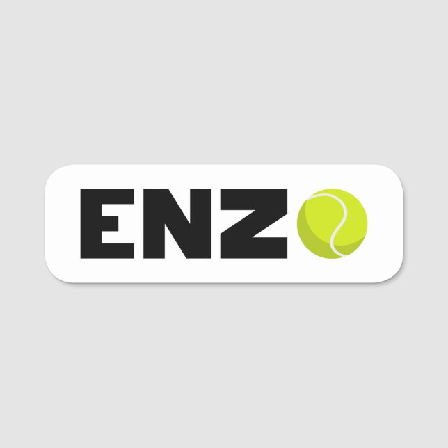 Etiqueta De Nome Enzo Tênis (Frente)