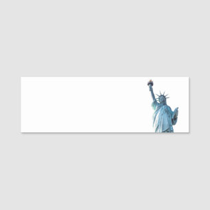Etiqueta De Nome Estátua da liberdade