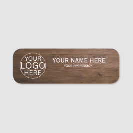 Etiqueta De Nome Estilo Rústico Logotipo Personalizado Ímã de Funci
