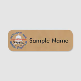 Etiqueta De Nome Etiqueta com Nome SAMOA (marrom)