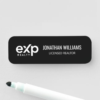 Etiqueta De Nome EXP Realty Name Tag