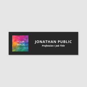 Etiqueta De Nome Faça o upload de sua foto ou logotipo aqui Modelo