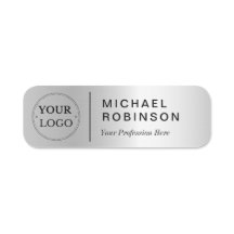 Faux Silver do profissional de logotipos corporati