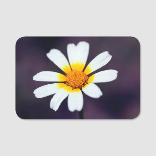 Etiqueta De Nome Flor