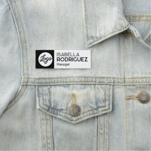 Etiqueta De Nome Funcionário da Empresa Magnética Personalizar Cust